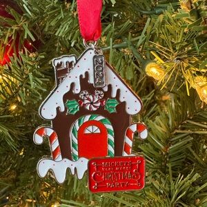 Disney World Mickey's Very Merry Christmas Party Ornament 2024 Metal Limited NEW
